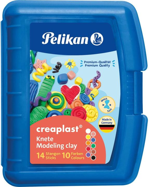 Actual product image Pelikan Children's modelling clay 10pcs Creaplast blue