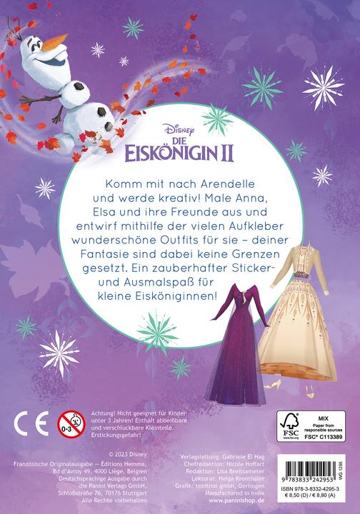 Immagine prodotto Panini Disney La Regina del Ghiaccio 2 Il mio grande divertimento stilistico