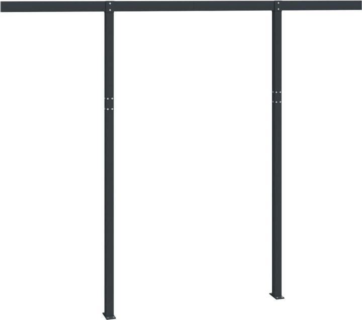 Produktbild VidaXL Stützen für Markisen Anthrazit 300x245 cm Eisen,Farbe (3 m)