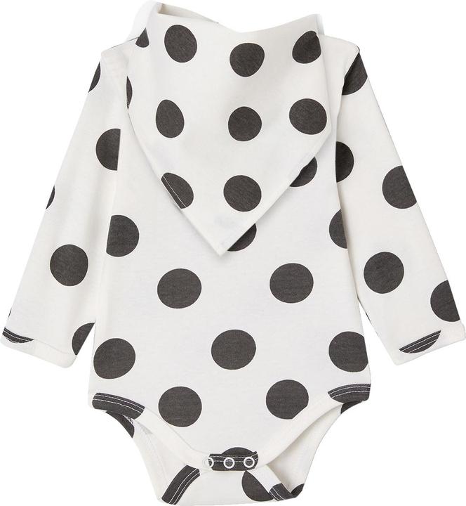 Produktbild Vertbaudet Bio-Kollektion: Baby Geschenk-Set: Body & Lätzchen mit Tupfen (92)