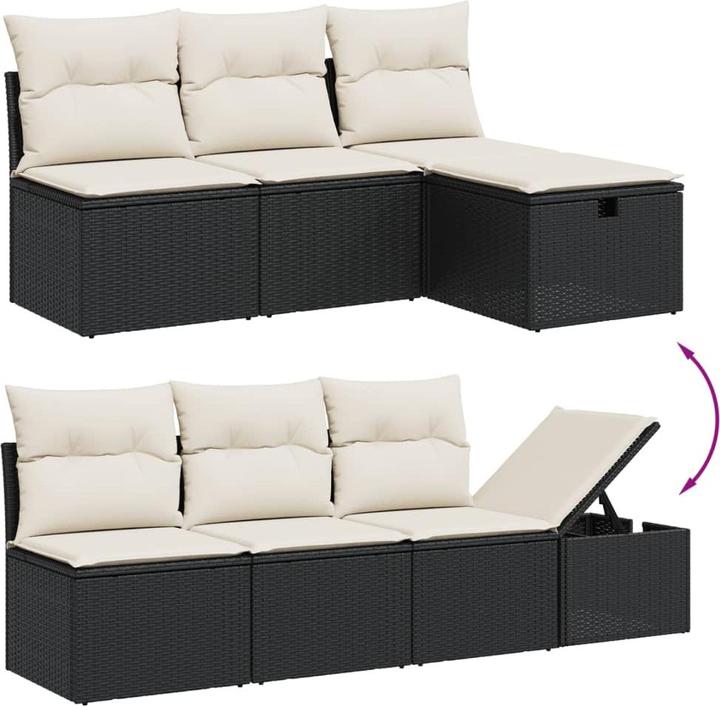 Produktbild VidaXL Gartenmöbel Sofa Garnitur Gartengarnitur Garten Sitzgruppe 8-tlg. Beige