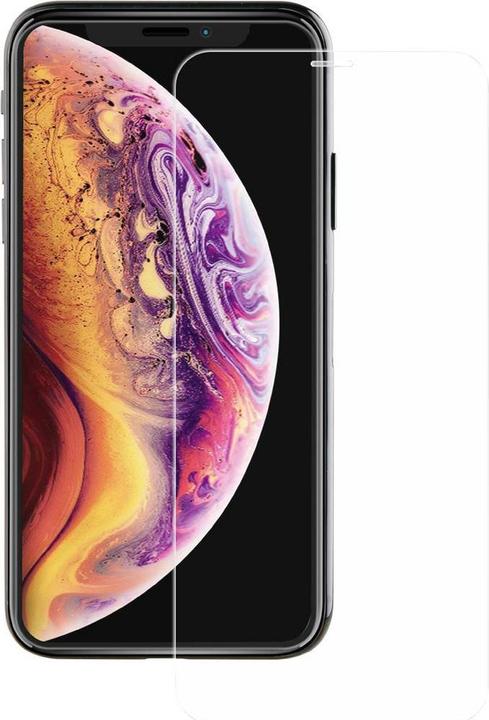Teccus 2D 2 Displayschutzgläser (2 Stück, Apple iPhone XS, Apple iPhone X)