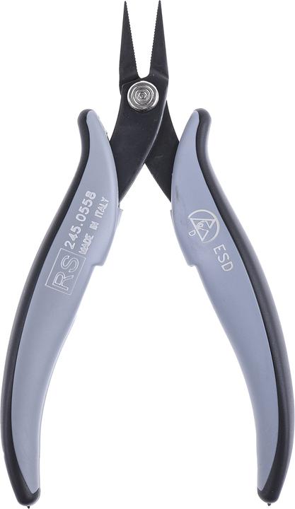 Produktbild Rs Pro ESD Flachzange geriffelt P10-DH 140mm (140 mm)