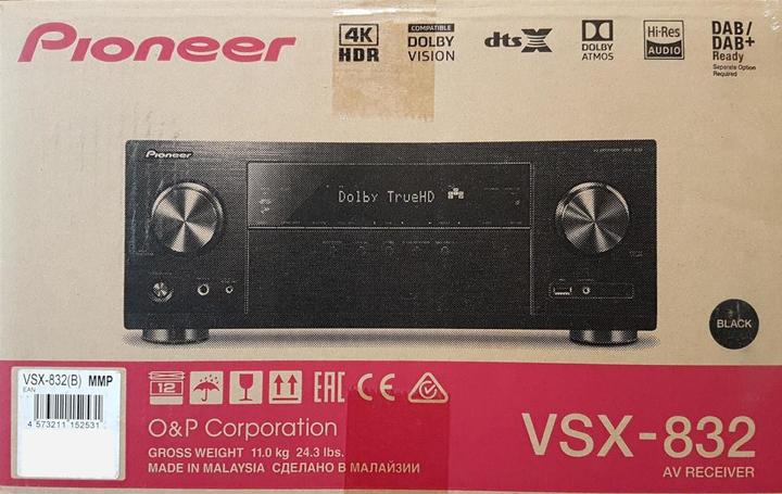 Image du produit Pioneer Vsx-832 (5.1 canaux, FM, AM)