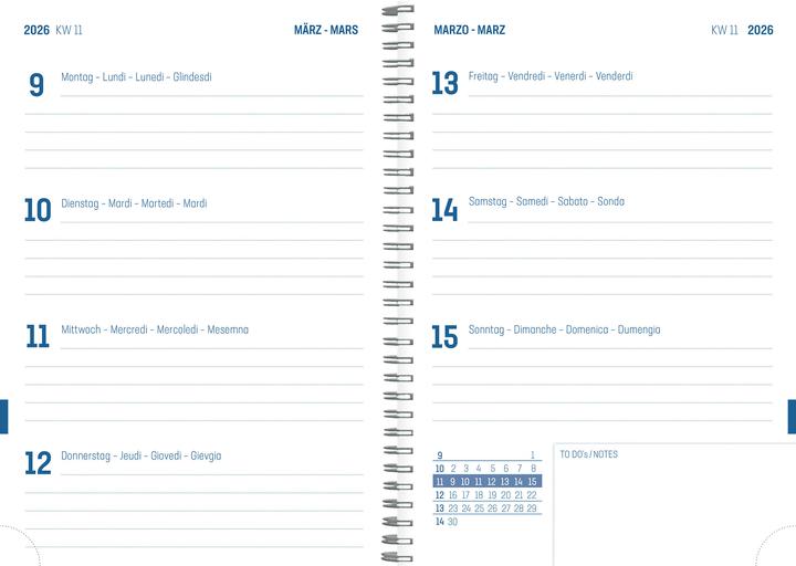 Produktbild Simplex Schüleragenda Emotions 25/26 500216.26 1W/2S 17M Racoon ML 14.8x21cm (14.8 x 21 cm, Rätoromanisch, Deutsch, Französisch, Italienisch)