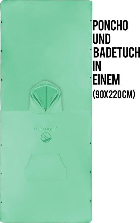 Image du produit Normani Weicher Mikrofaser Badeponcho Nosara (90 x 220 cm)