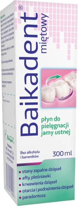 Produktbild MGA Baikadent Mighat Mifter Flat 300 ml - langes Ablaufdatum! (300 ml, Mundspülung)