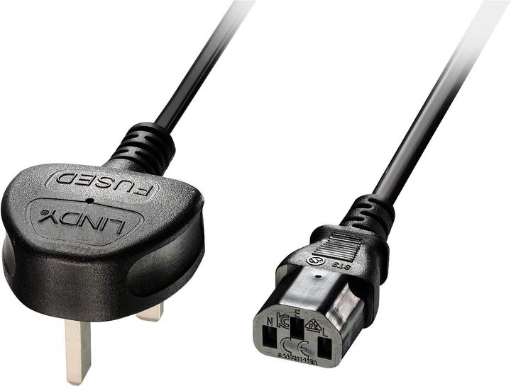 Produktbild Lindy IEC-Netzkabel UK (2 m)