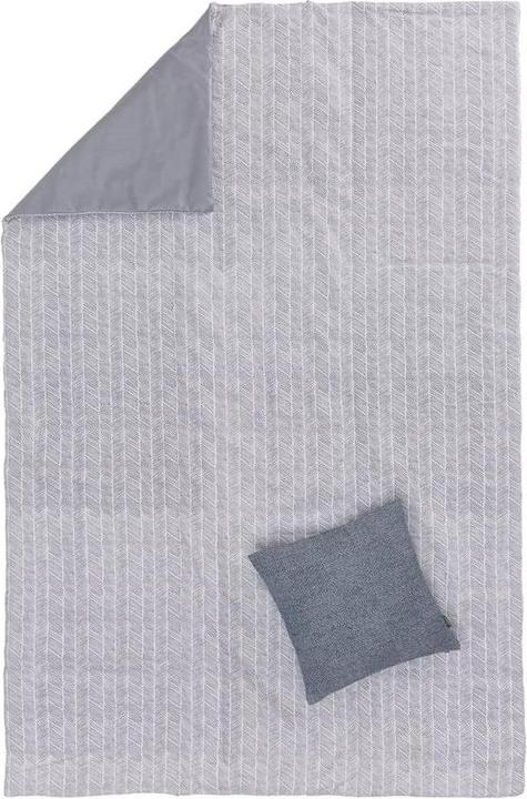 Actual product image Picknickdecke Ankisa 190 x 130 cm - Terrakotta / Weiss