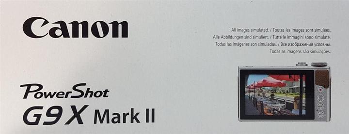 Produktbild Canon PowerShot G9 X Mark II (28 - 84 mm, 20.20 Mpx, 1")