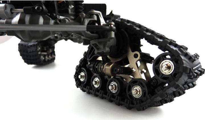 Produktbild Amewi AMXRock RCX10PTS Elektro Brushed Crawler Kette 1:10 RTR Militär grün (RTR Ready-to-Run)