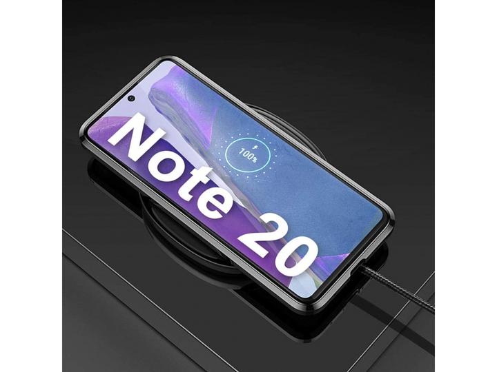 Actual product image G-Case Samsung Galaxy Note20 Aluminium Magnetic Glass Case Cover (Samsung Galaxy Note 20)
