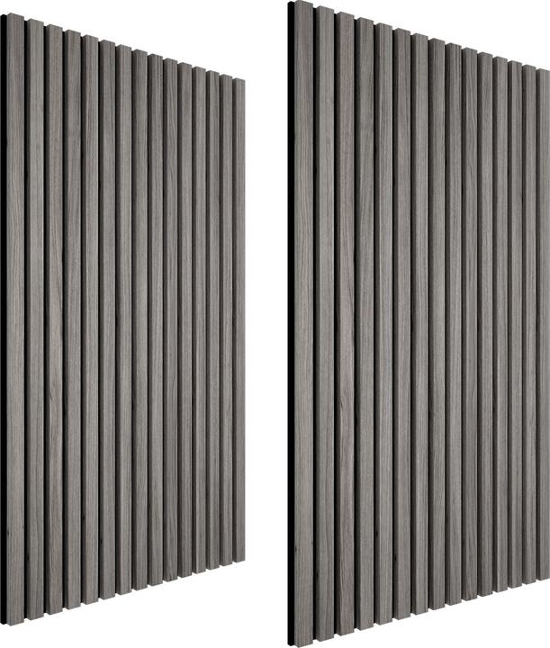 tectake Set Akustikpaneele Sonic Wall Holzoptik (2 Stk.)