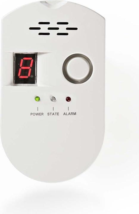 Nedis Gasalarm | Netzstromversorgung | Sensorlebensdauer: 10 Jahre | EN konform: EN 50194-1:2009 / E