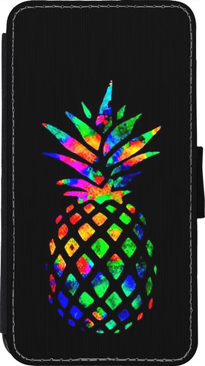 Actual product image PhoneLook Coque Wallet noir Pineapple Multi-colors (Apple iPhone 11 Pro)