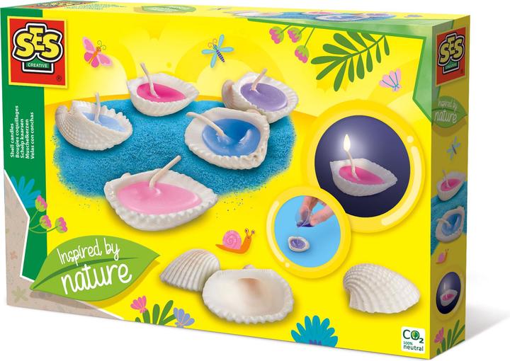 Image du produit Ses Bougies en coquillage - Inspirées par la nature