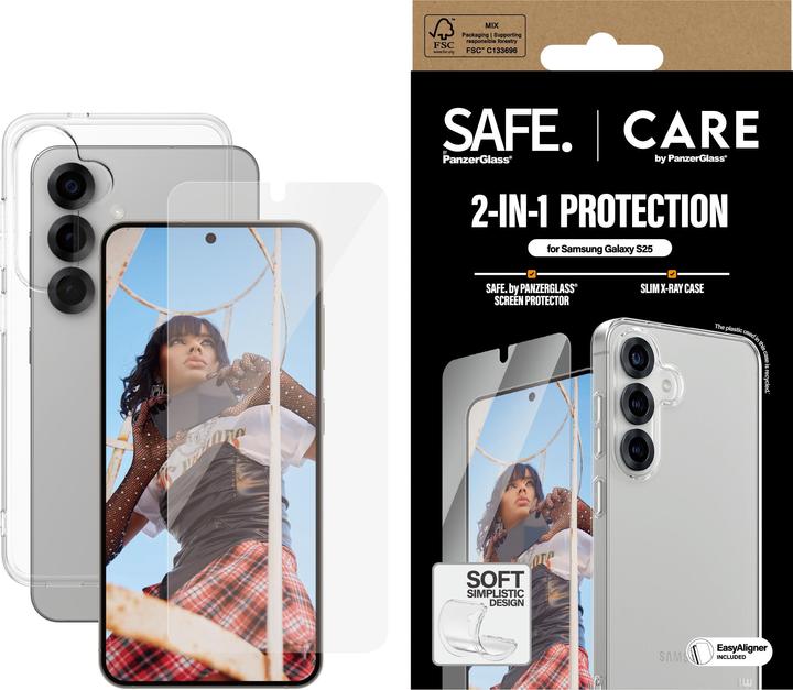 Produktbild PanzerGlass CARE by ® Fashion 2-in-1 Set Samsung Galaxy S 2025 (1 Stück, Samsung Galaxy S25)
