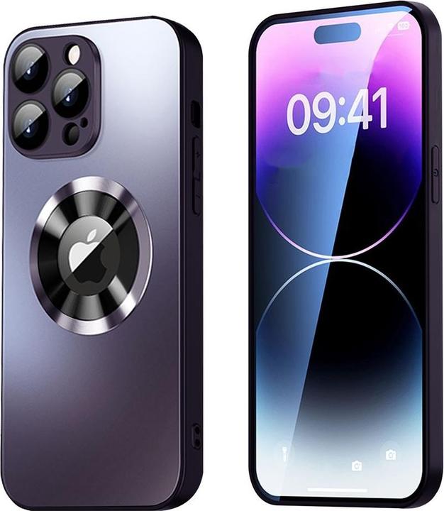 Produktbild SIGN Magnetic Case for iPhone 15 Pro with lens cover and logo view - black (Apple iPhone 15 Pro)