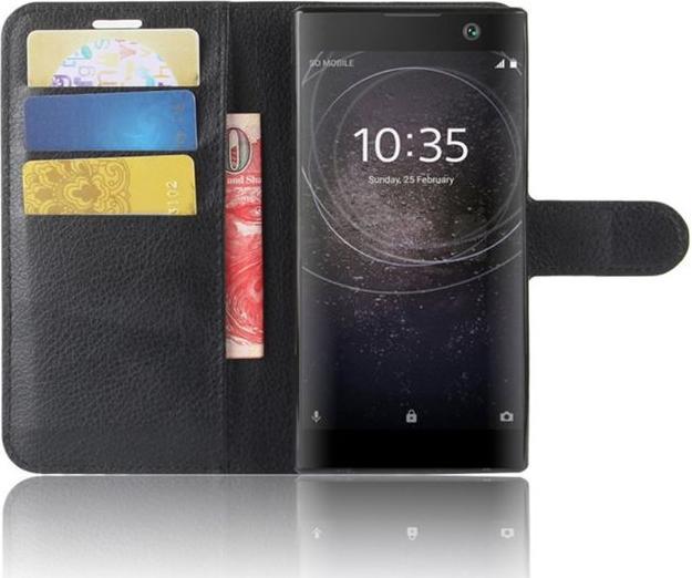 Produktbild MU Classic Leder Hülle mit Litchitextur (Sony Xperia XA2)