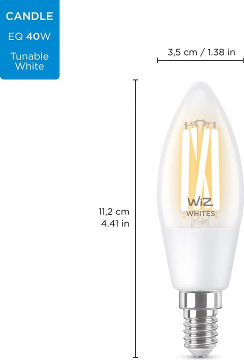 Produktbild WiZ B35 (E14, 4.90 W, 470 lm, 1 x, E)