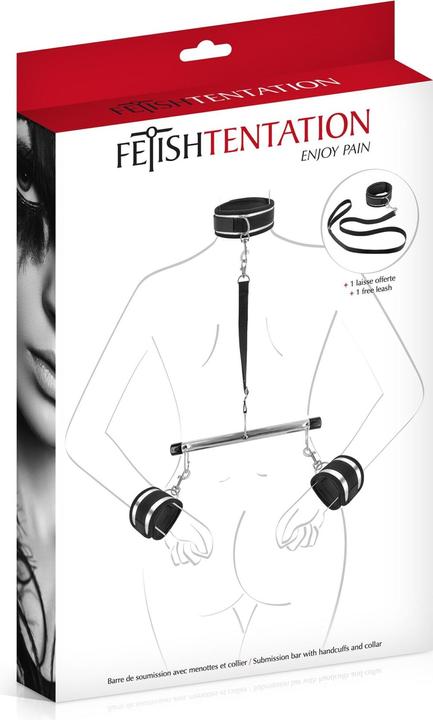 Image du produit Fetish Tentation Menottes et collier de soumission -