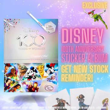 Productafbeelding Craft Buddy Crystal Art Disney 100 Sticker Album Starterspakket
