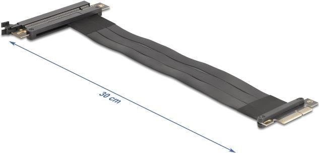 Actual product image Delock Riser Karte PCI Express 3.0 x4 Stecker zu x16 Slot mi