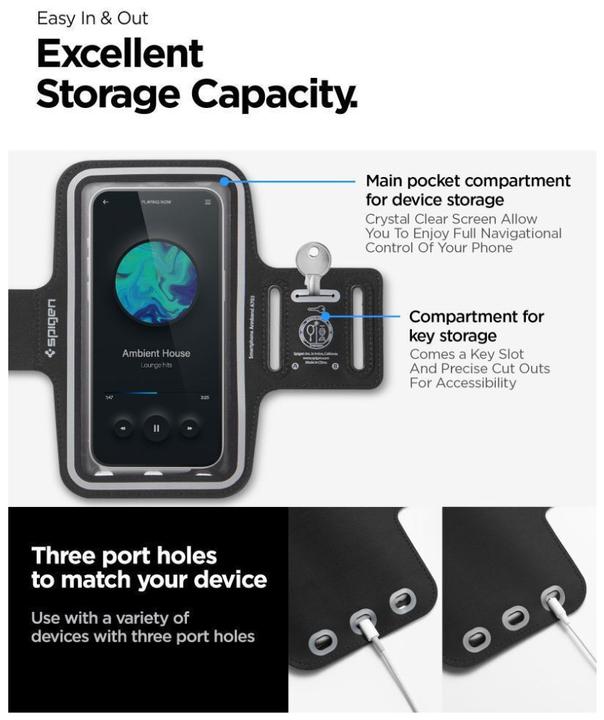 Produktbild Spigen Armband A703 6.9 black