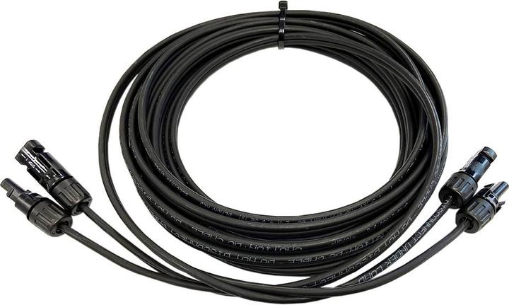 Actual product image Offgridtec 8m 2x4mm² MC-4 to Connecting Cable Plug/ Socket Extension