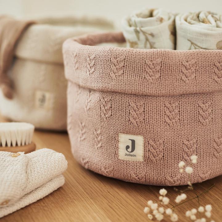 Image du produit Jollein Panier de rangement Grain Rose