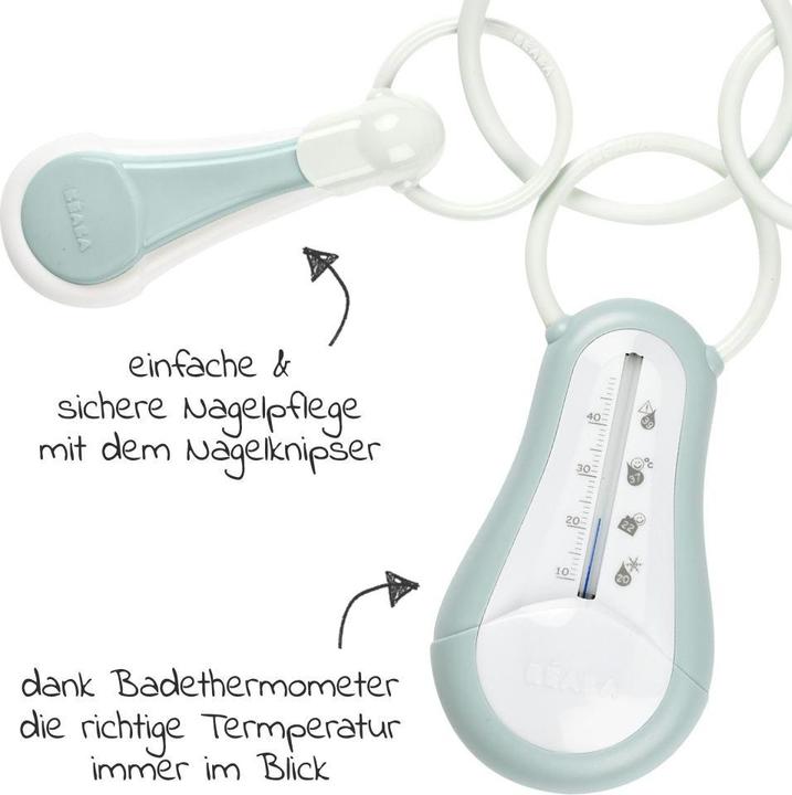 Actual product image Beaba Toilet set green blue