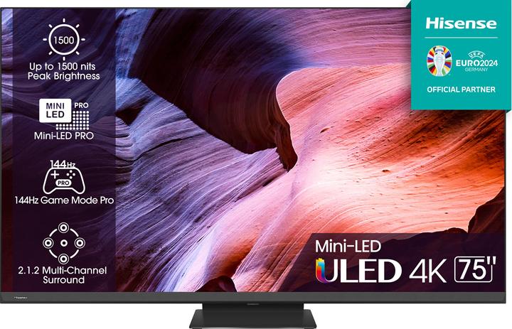 Image du produit Hisense TV 75U8KQ (75", LED, LCD, 4K, 2023)