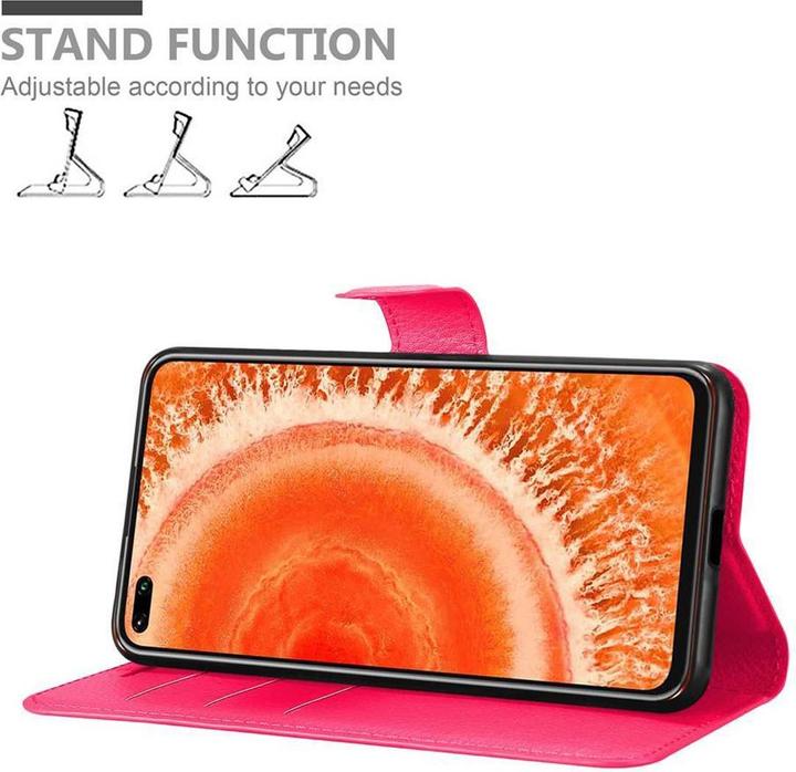 Actual product image Cadorabo Book with stand function cover (Honor View 30)