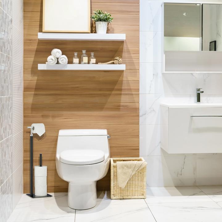 Actual product image Relaxdays Toilet paper holder