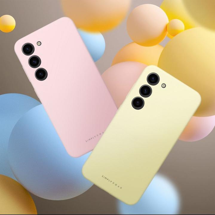 Actual product image Roar Back panel cover case CLOUD SKIN for SAMSUNG A34 5G Light Yellow (Samsung Galaxy A34 5G)