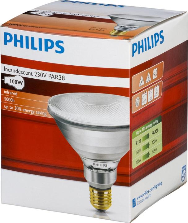 Immagine prodotto Philips infraraudonųjų spindulių PAR38 IR 230V E27 - 871150011578215 (100 W)