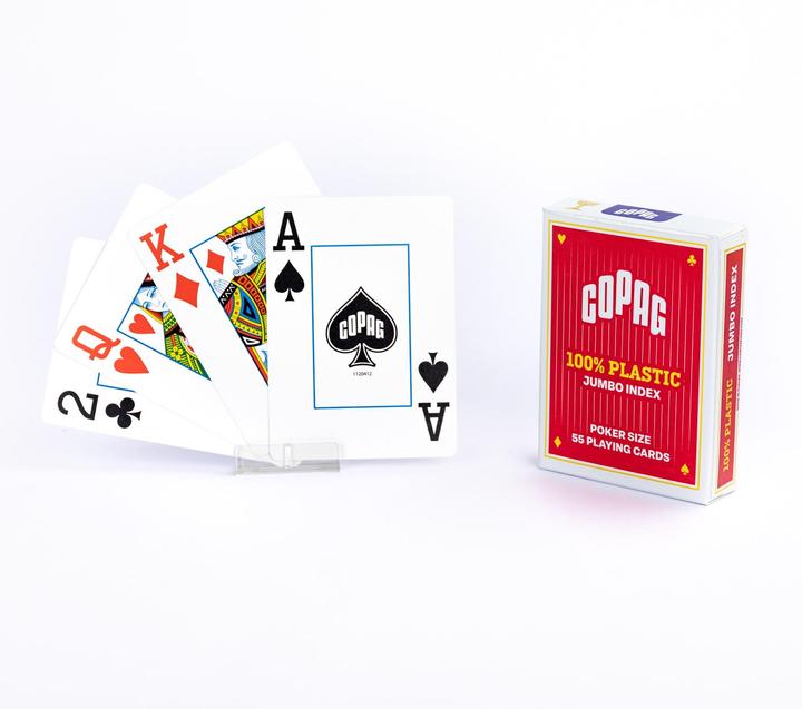 Image du produit Copag Deck de cartes de poker Jumbo (Allemand, Anglais, Français, Italien, Suisse-allemand)