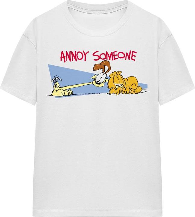 Actual product image Garfield Unisex Adult Annoy Someone T-Shirt (XL)