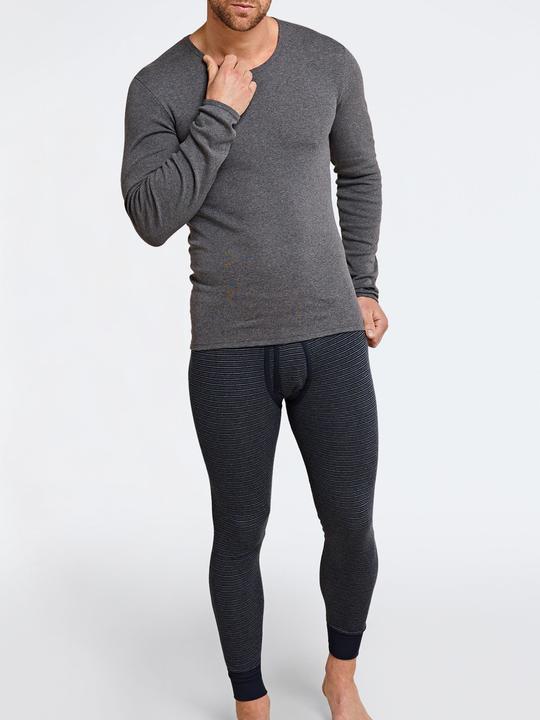 Image du produit Schiesser Caleçon long à fines côtes Melange (XXL, lot de 2)