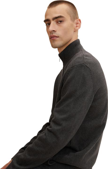 Produktbild Tom Tailor Jacke Strickjacke mit Stehkragen und seitlichen Eingrifftaschen (S)