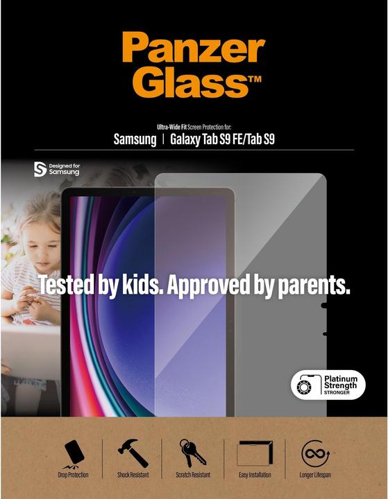 Immagine prodotto PanzerGlass Samsung Tab S9 UWF (1 Pezzo/i, Galaxy Tab S9, Galaxy Tab S9 FE)