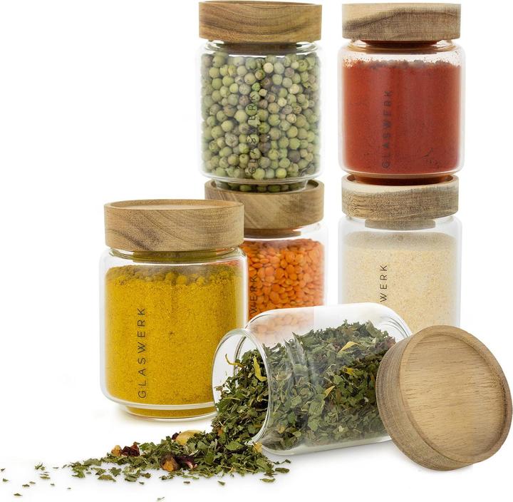 Produktbild Glaswerk Gewürzgläser Set (6 x 130ml)