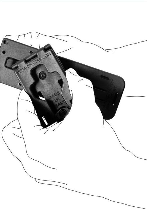 Produktbild Vega Holster universal Taschenlampe-/ 16" Schlagstockhalter, schwarz