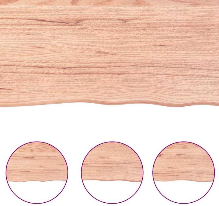 Actual product image VidaXL Oak Nature (120 x 30 x 4 cm)