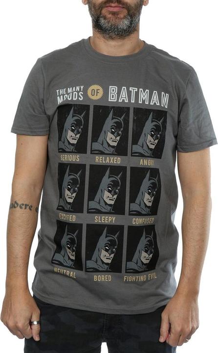 Actual product image Mens The Many Moods Of Batman T-Shirt (3XL)