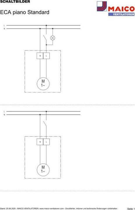 Immagine prodotto Maico Ventilatore a parete e a soffitto ECA piano Standard
