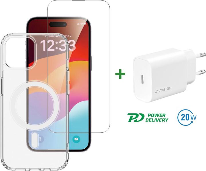 Actual product image 4smarts 3 in 1 Starter Set (Apple iPhone 15 Plus)