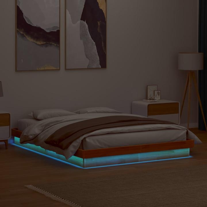Immagine prodotto VidaXL Letto con illuminazione a LED in pino (150 x 200 cm)