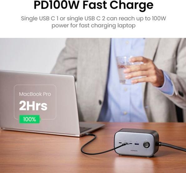 Actual product image Ugreen DigiNest Cube Power Strip
