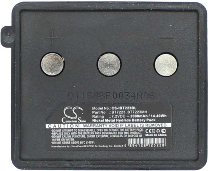 Image du produit XCell Kranakku NiMH 7,2V 2000mAh ersetzt Itowa BT7223 (7.20 V, 2000 mAh)